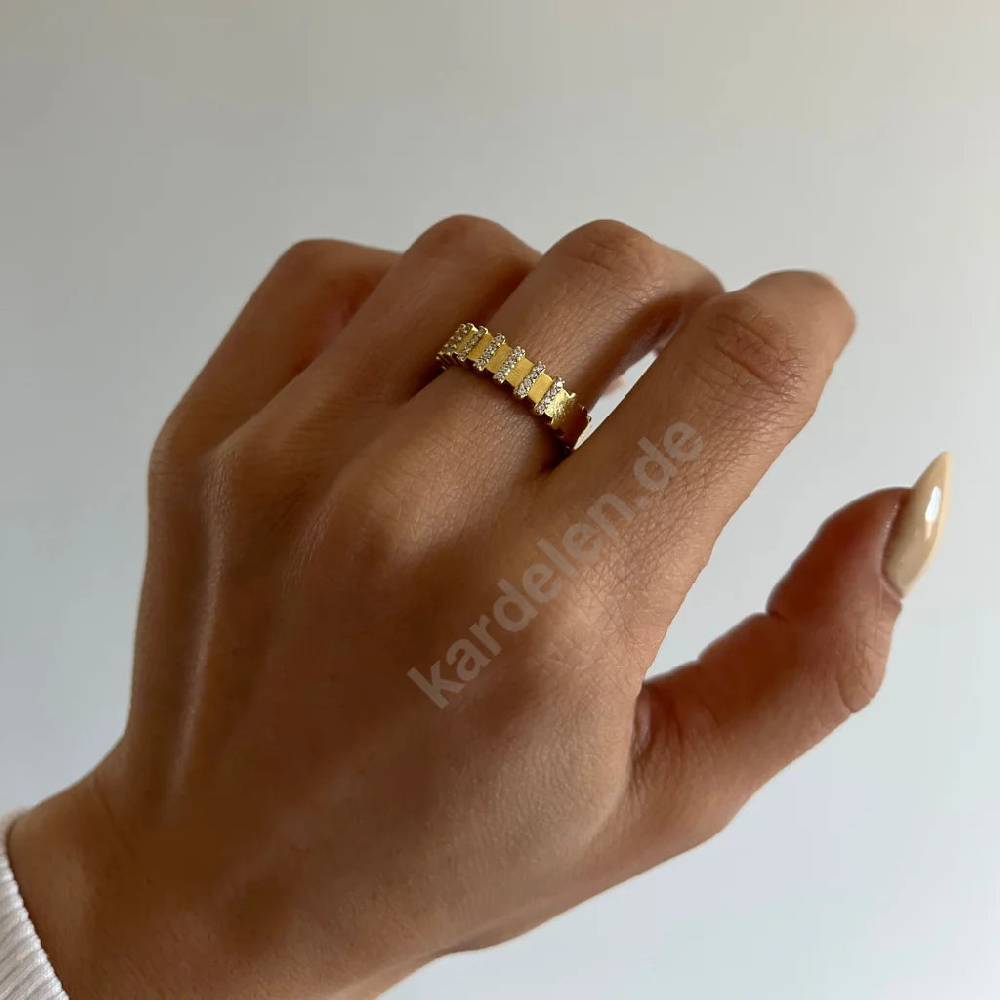 Kardelen Rose Ring - 925 SILBER Letzte 2 Tage
