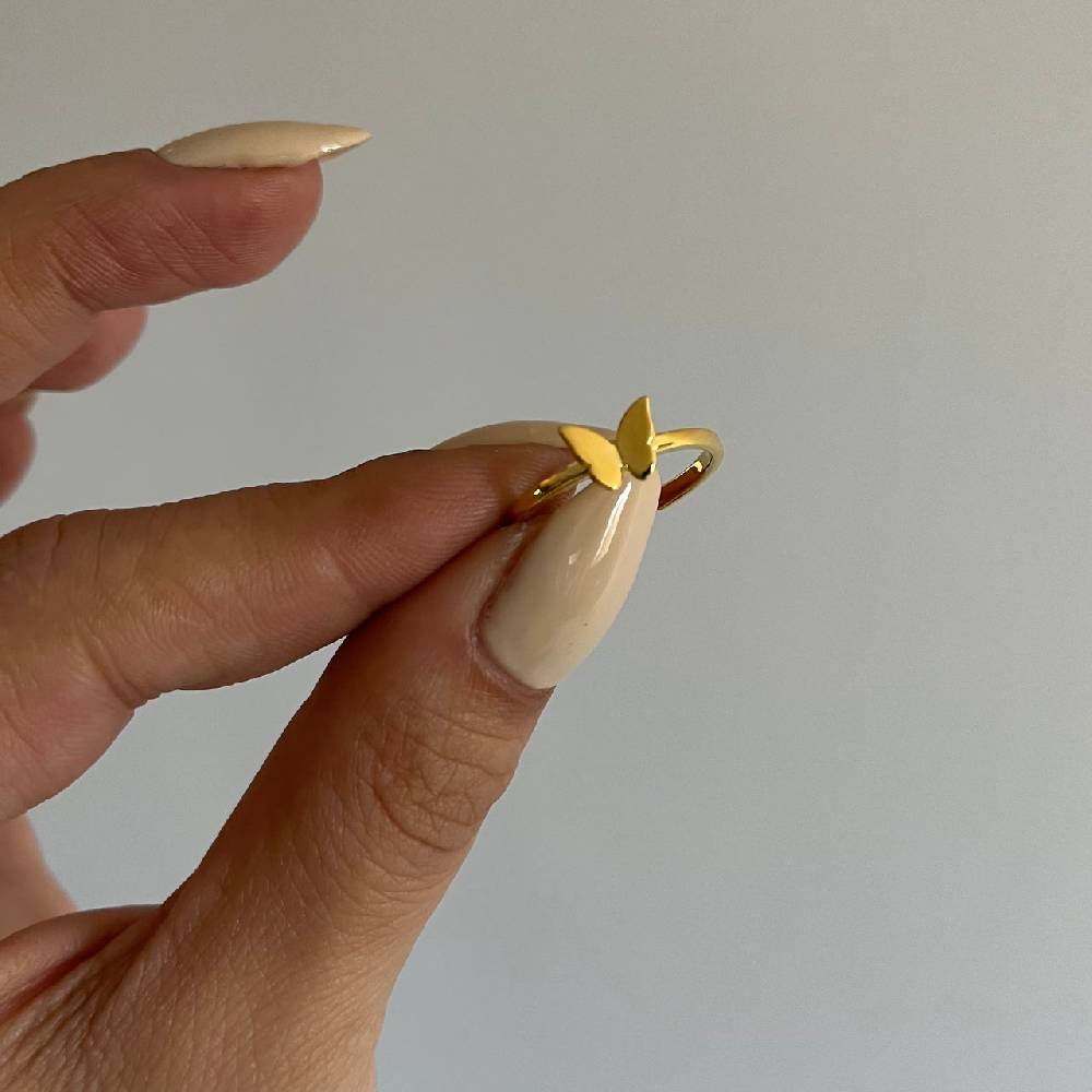 Kardelen Basic Schmetterling Ring - 925 SILBER Bis zu 60% Rabatt