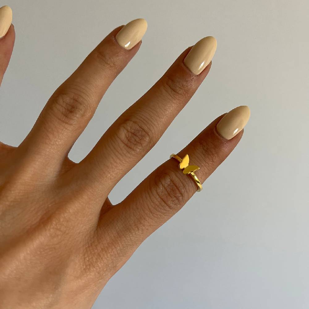 Kardelen Basic Schmetterling Ring - 925 SILBER Bis zu 60% Rabatt