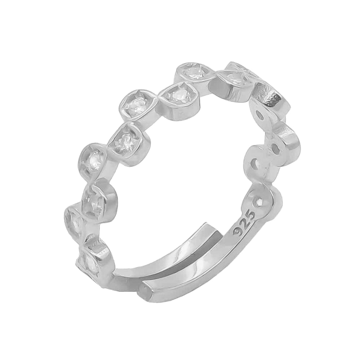 Kardelen Brookly Ring - 925 SILBER Vierteljährliche Förderung