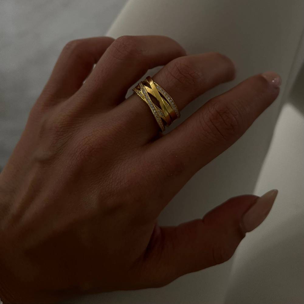Kardelen Big Shaylee Zirkonia Ring - 925 SILBER Bis zu 55% Rabatt