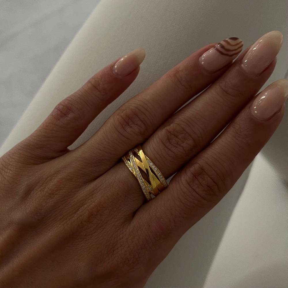 Kardelen Big Shaylee Zirkonia Ring - 925 SILBER Bis zu 55% Rabatt