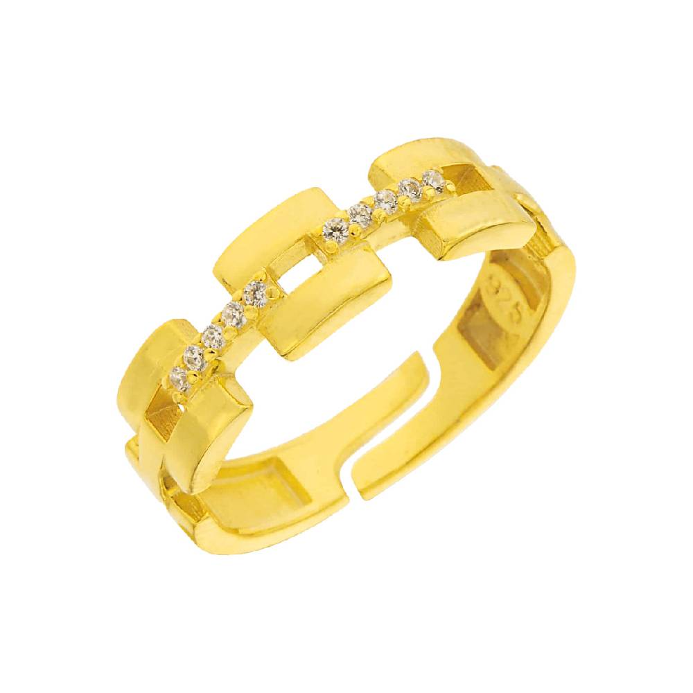 Kardelen Chain In Ring Zirkonia - 925 SILBER Riesige Rabatte