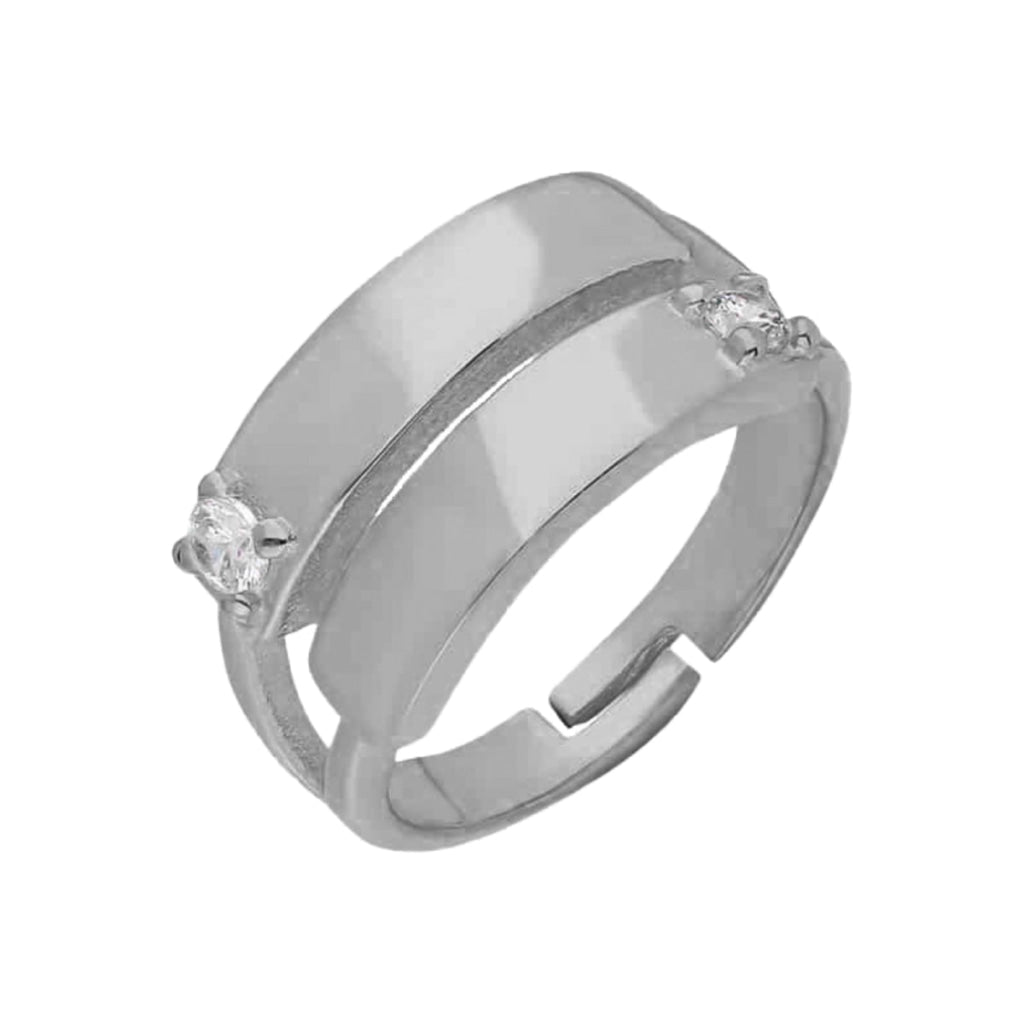 Kardelen Two Zirkonia Ring - 925 SILBER Auslauf