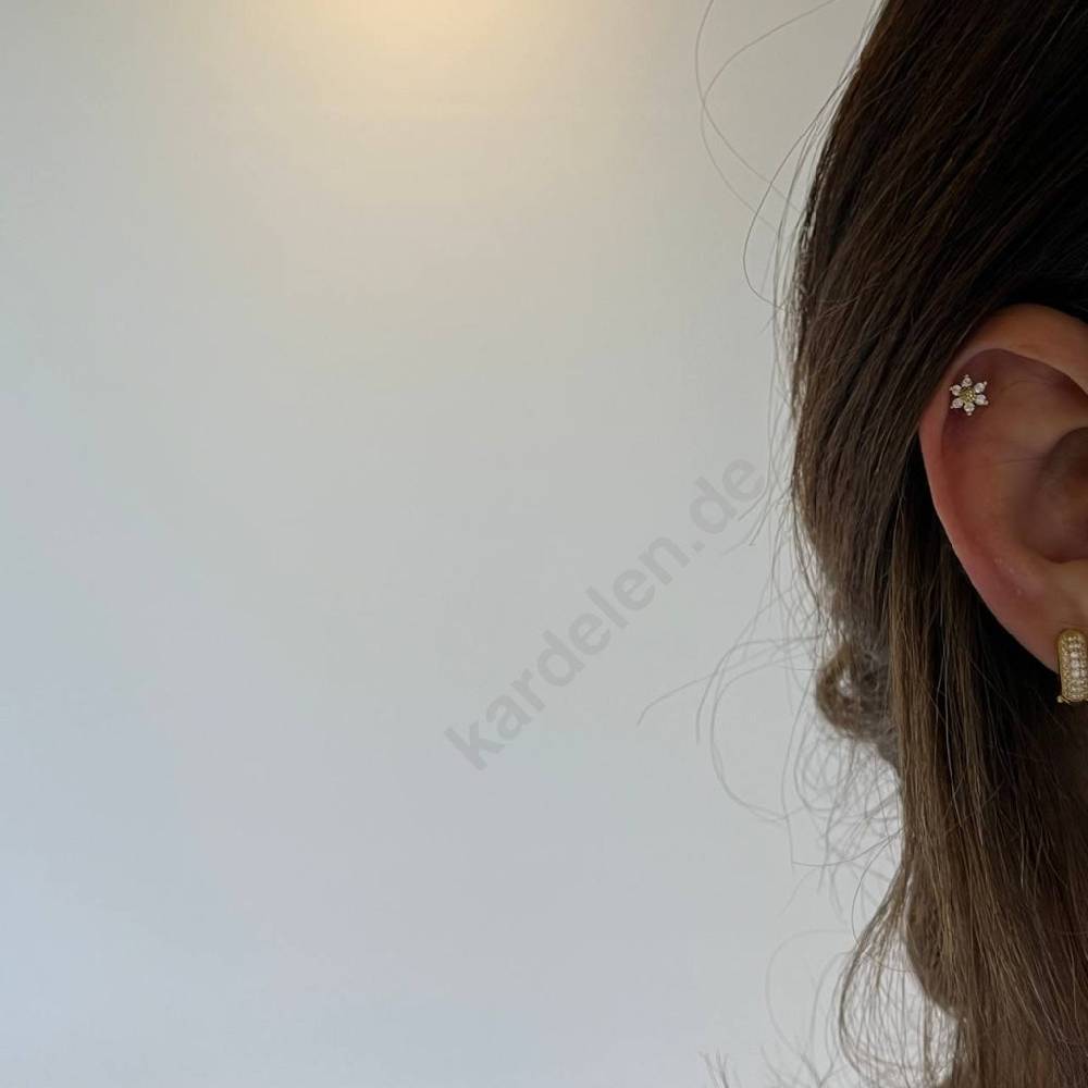 Kardelen Flower Piercing - 925 SILBER Verkauf