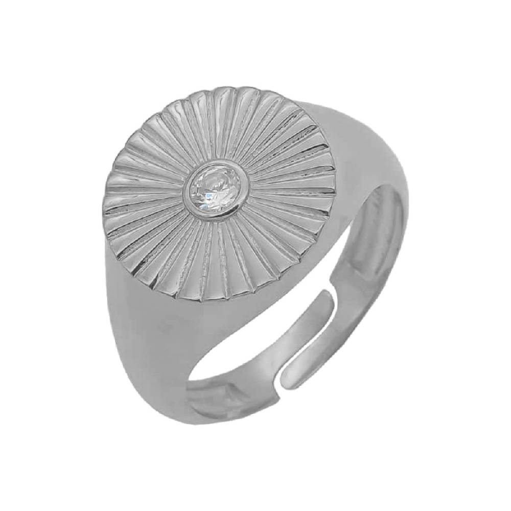 Kardelen Daisy Solitaire Ring - 925 SILBER Fabrik Onlineshop