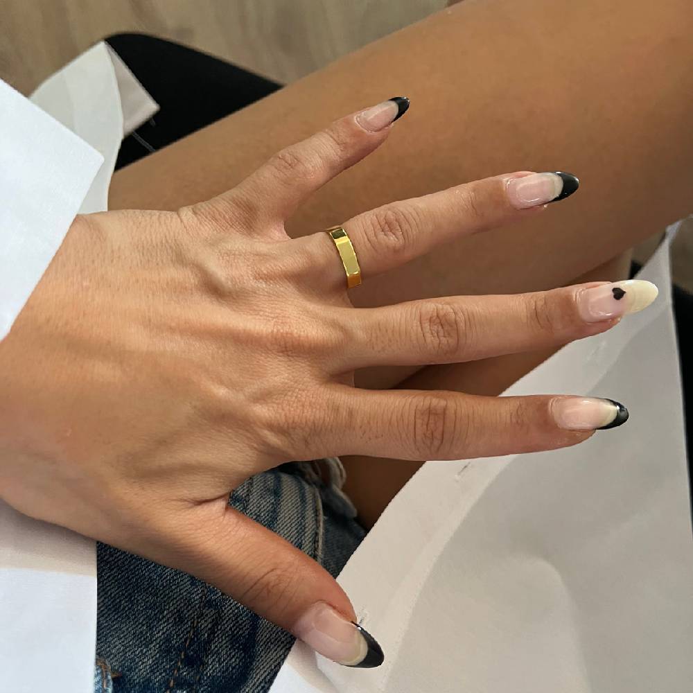 Kardelen Polygonal Ring - 925 SILBER Großer Ausverkauf