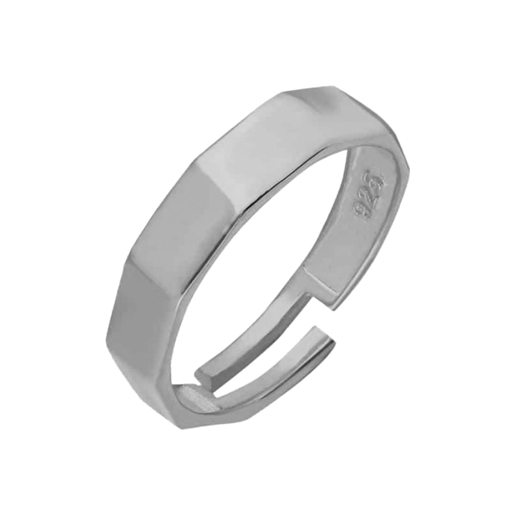 Kardelen Polygonal Ring - 925 SILBER Großer Ausverkauf