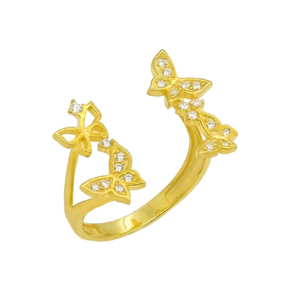 Kardelen Butterfly Ring Model2 - 925 SILBER Exklusive Angebote