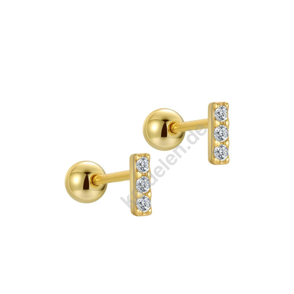 Kardelen MINI PAVE ZIRKONIA PIERCING Kauf eins, bekomm eins gratis