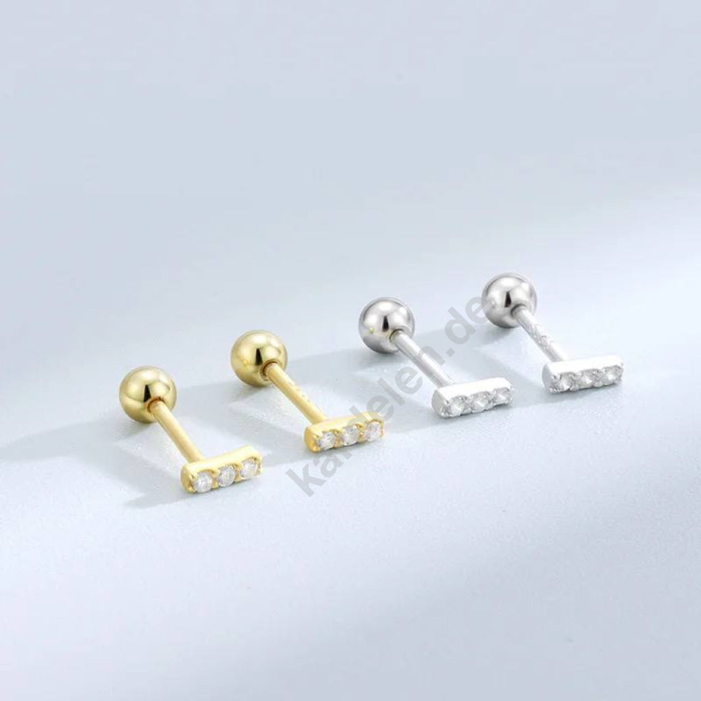 Kardelen MINI PAVE ZIRKONIA PIERCING Kauf eins, bekomm eins gratis