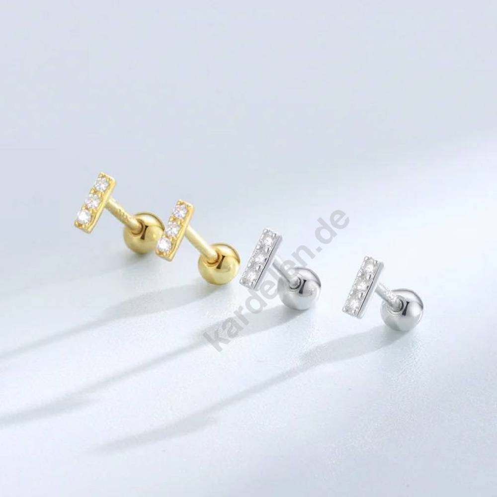 Kardelen MINI PAVE ZIRKONIA PIERCING Kauf eins, bekomm eins gratis
