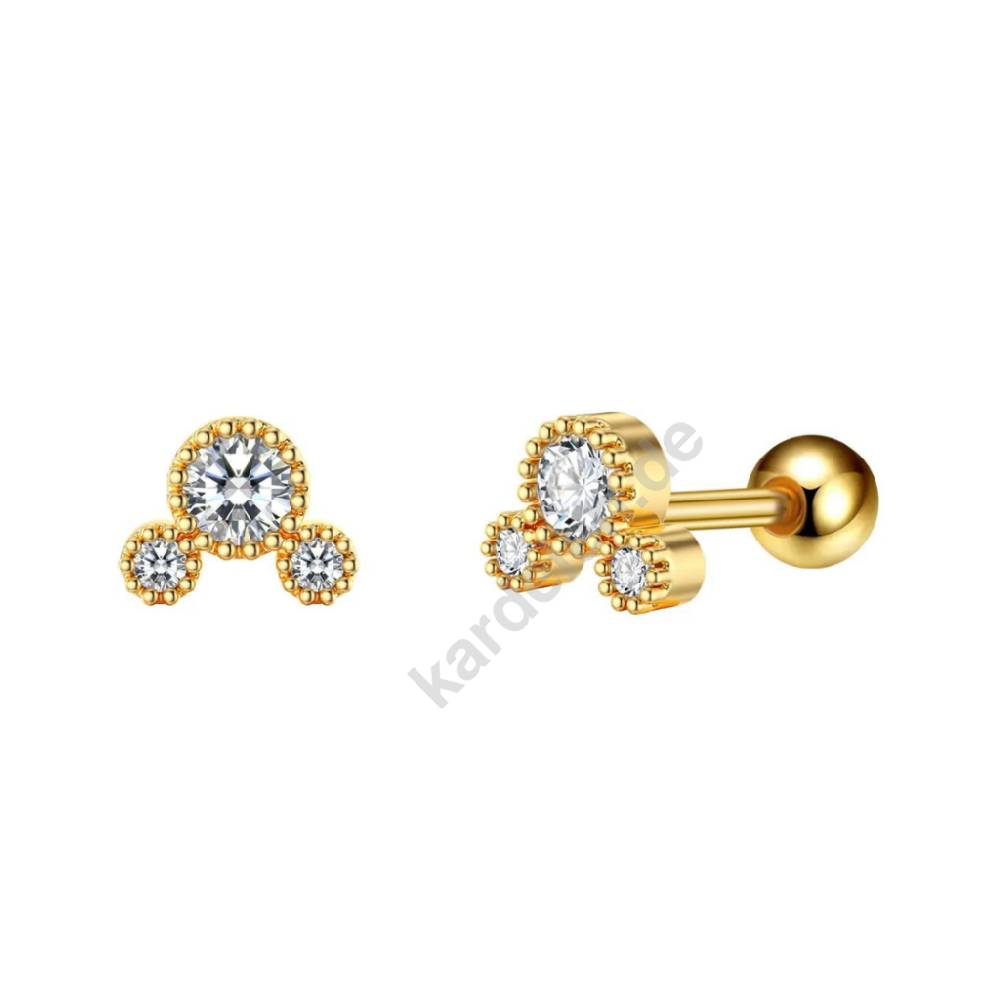 Kardelen Zirkonia Points Piercing - 925 SILBER Wochenangebot