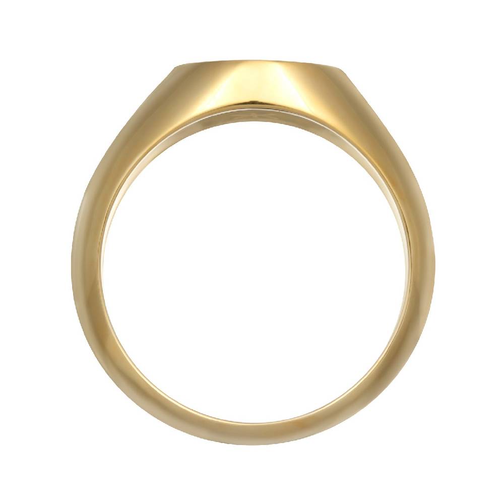 Kuzzoi Siegelring Smiling | Emaille (Blau) Valentinstagsangebot