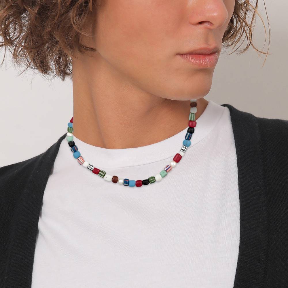 Kuzzoi Halskette Glas Beads | Süßwasserperlen Lagerräumung