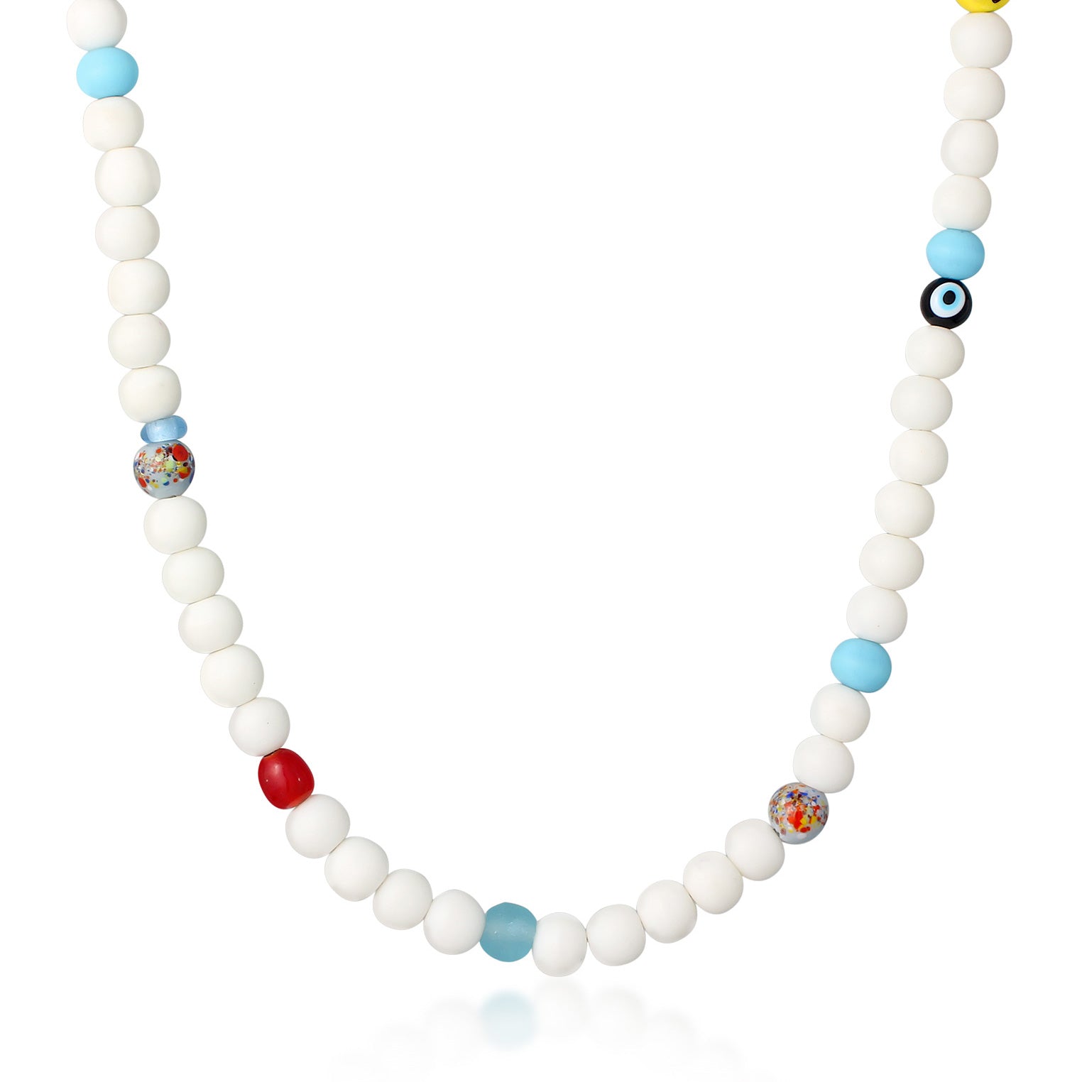 Kuzzoi Halskette mit Smiling Face Glasperlen Bunt Kuzzoi Halskette mit Smiling Face Glasperlen Bunt