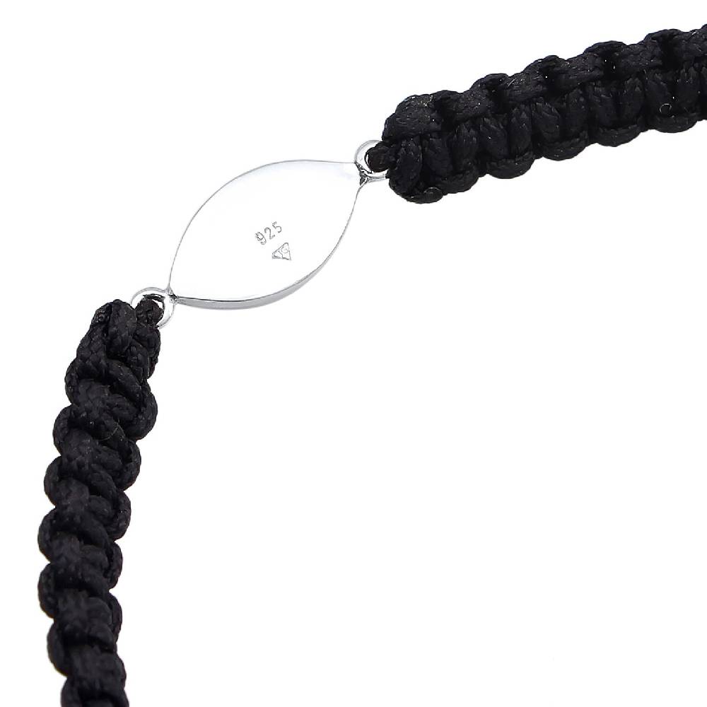 Kuzzoi Armband Evil Eye | Nylon (Schwarz) Exklusive Angebote
