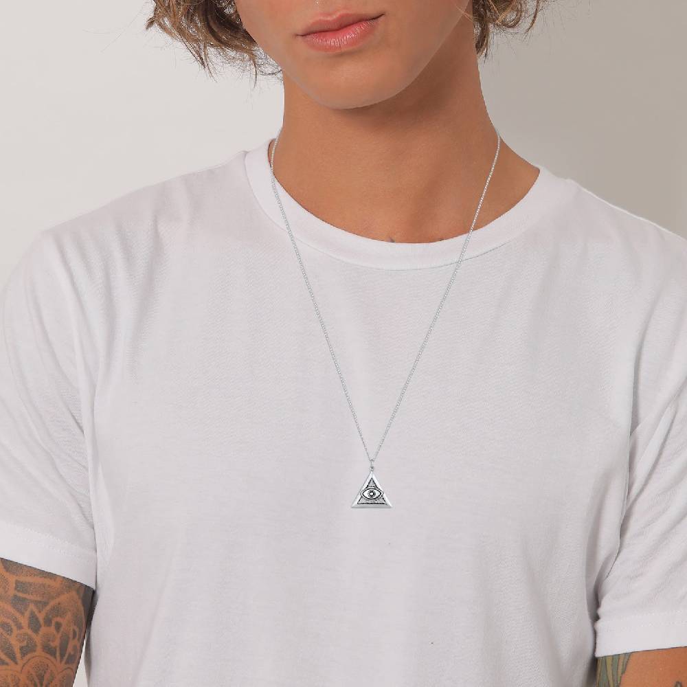 Kuzzoi Halskette Dreieck Evil Eye Bestseller