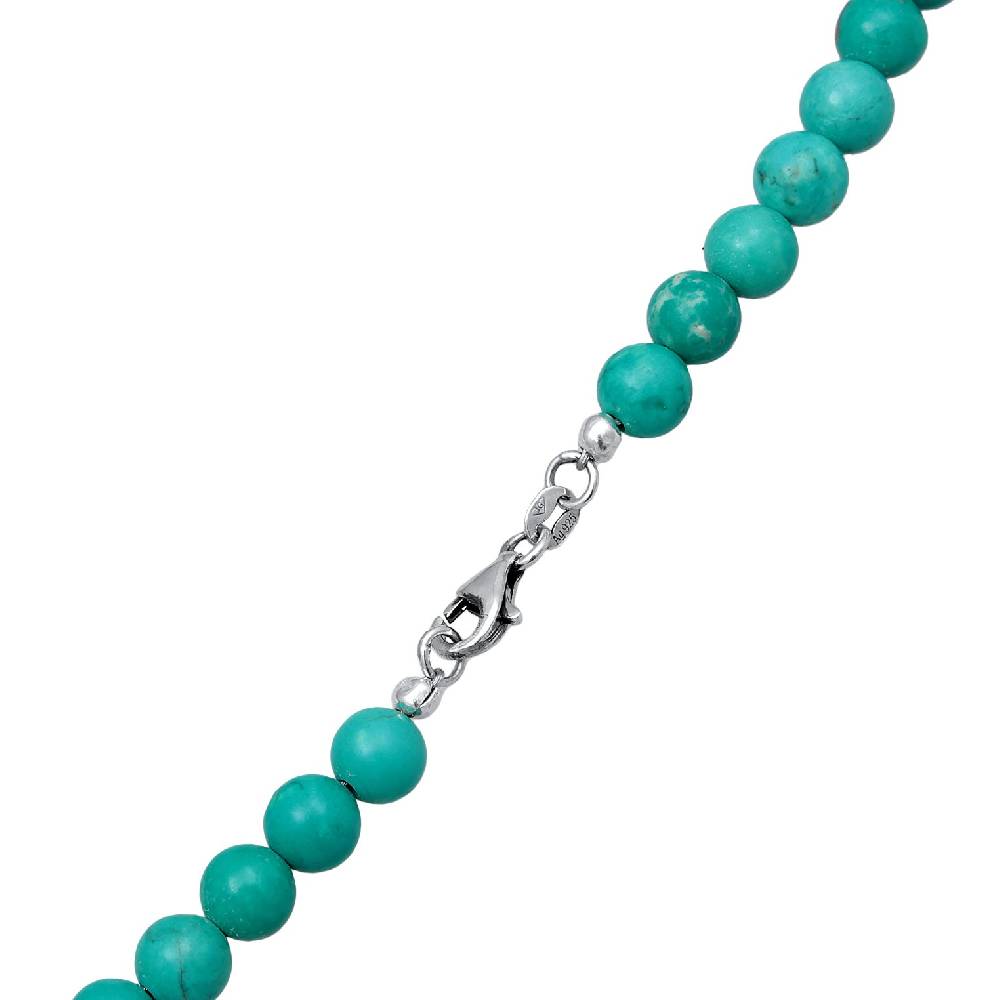 Kuzzoi Halskette Beads Vintage | Howlith (Türkis) Tägliche Deals