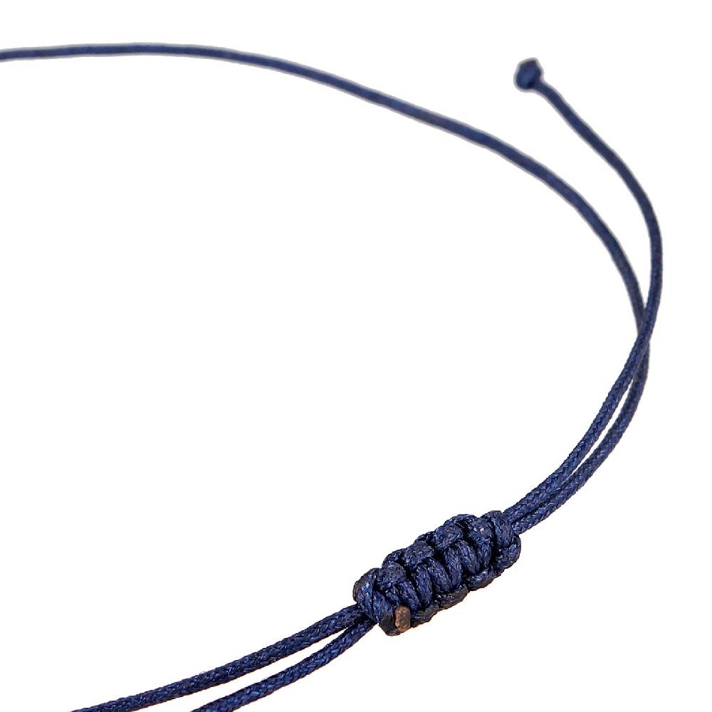 Kuzzoi Armband Evil Eye | Nylon (Blau) Sonderangebote