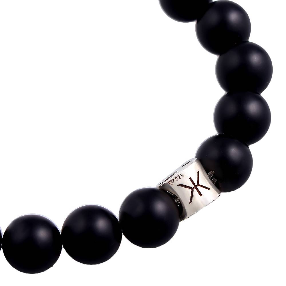 Kuzzoi Armband Yin Yang Beads | Onyx (Schwarz) Bis zu 65% Rabatt