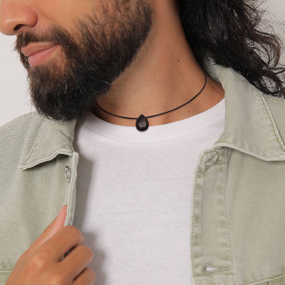 Kuzzoi Choker Tropfen | Satin, Onyx (Schwarz) Bis zu 55% Rabatt