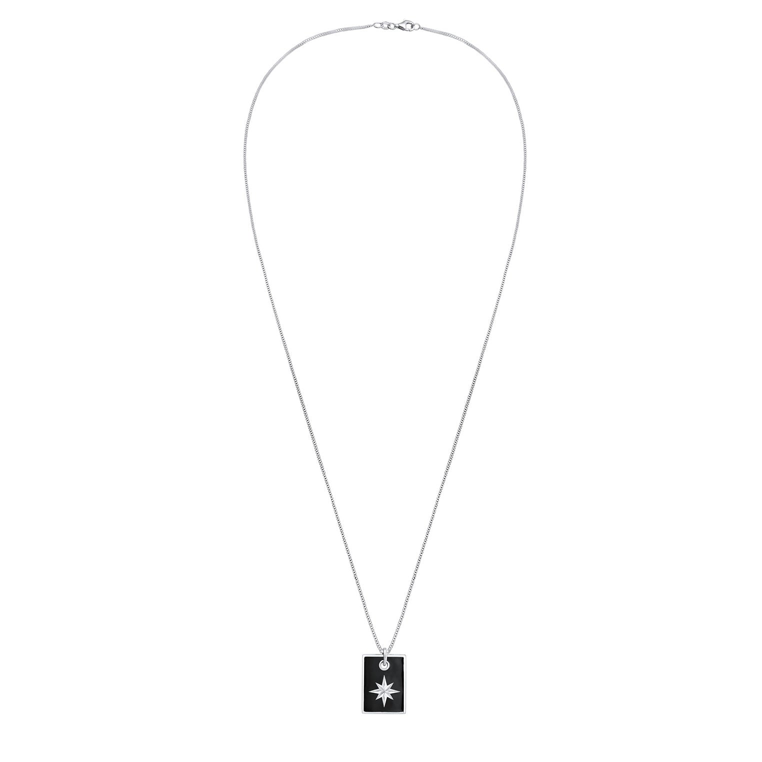 Kuzzoi Halskette Dog Tag | Emaille (Schwarz) 50% Rabatt mit kostenlosem Versand
