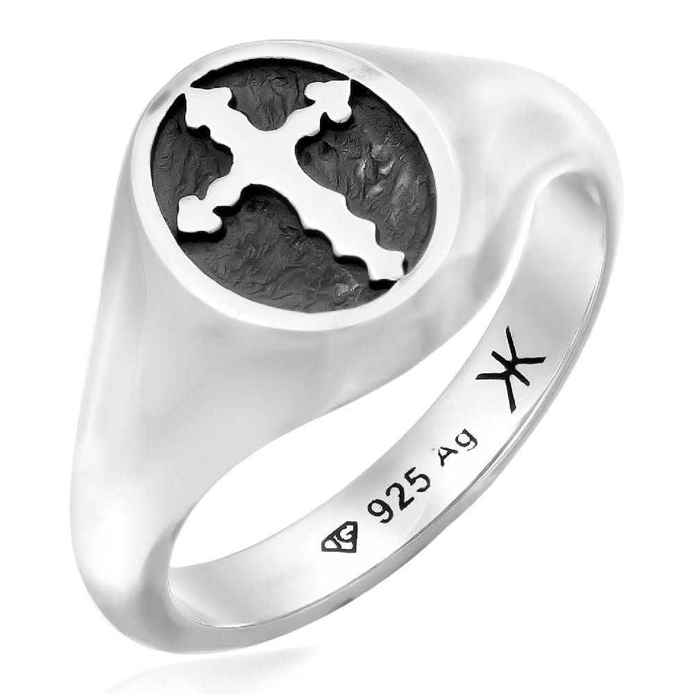 Kuzzoi Siegelring Kreuz Fabrik Onlineshop