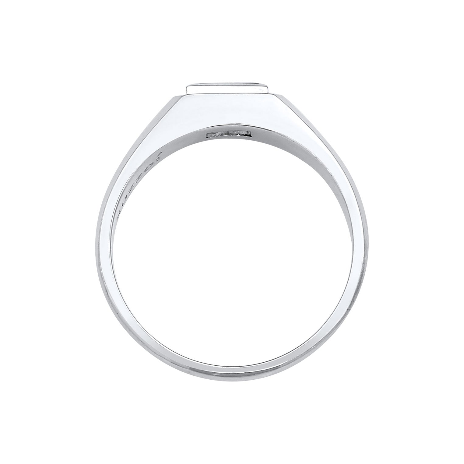 Kuzzoi Siegelring Quadrat | Topas (Weiß) Online Shopping