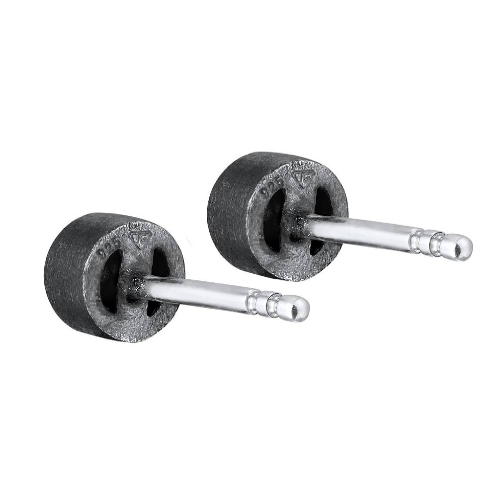 Kuzzoi Ohrstecker Rund | Kristall (Grau) Osterangebot