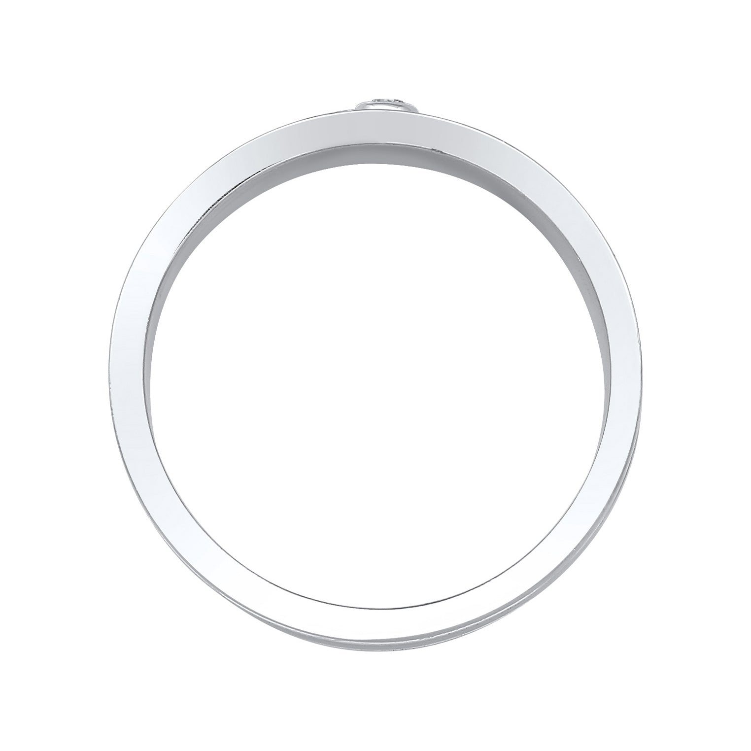 Kuzzoi Bandring Massiv | Diamant (0.03 ct) Jubiläumsangebot