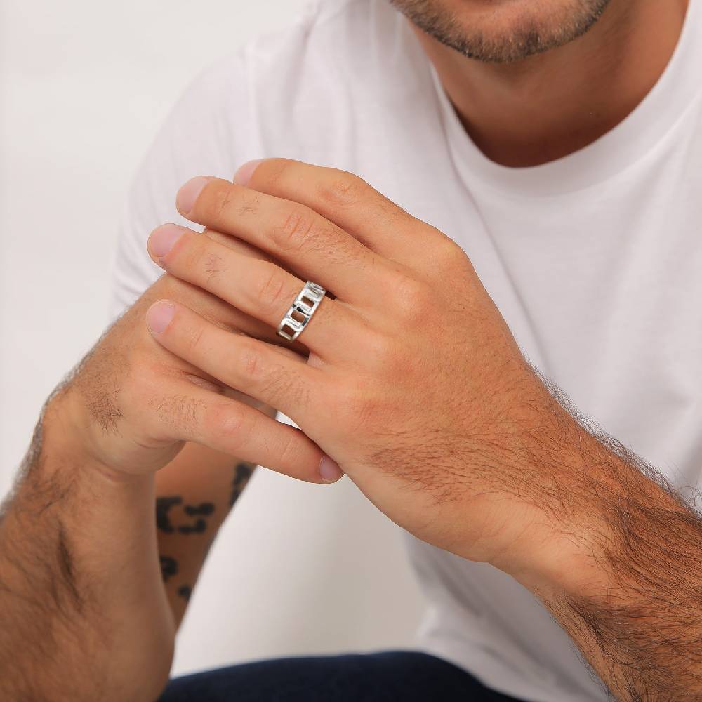 Kuzzoi Ring Chunky Chain Zeitlich begrenztes Angebot