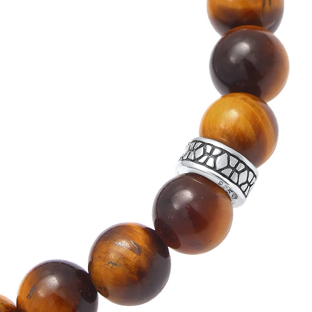 Kuzzoi Armband Vintage | Tigerauge (Braun) Blitzangebot