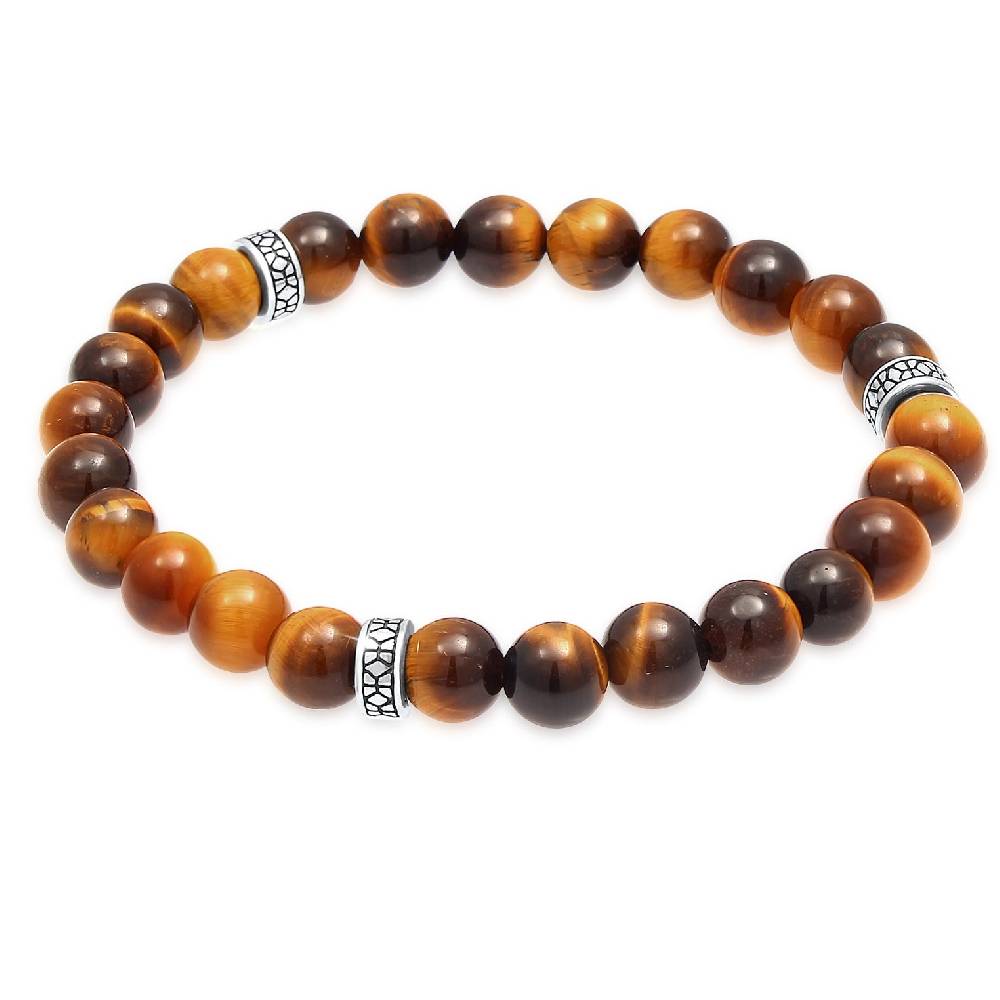 Kuzzoi Armband Vintage | Tigerauge (Braun) Blitzangebot