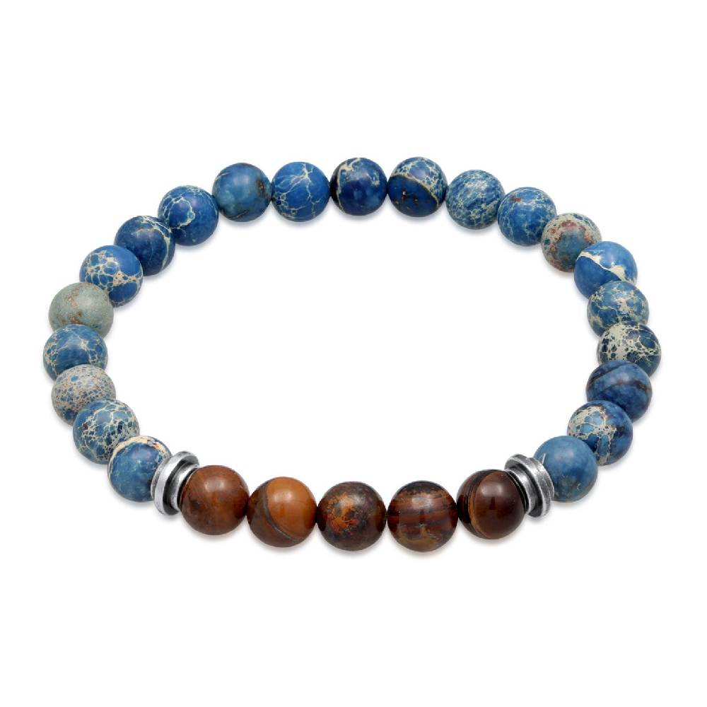 Kuzzoi Armband Kugeln | Achat, Tigerauge Räumungsverkauf