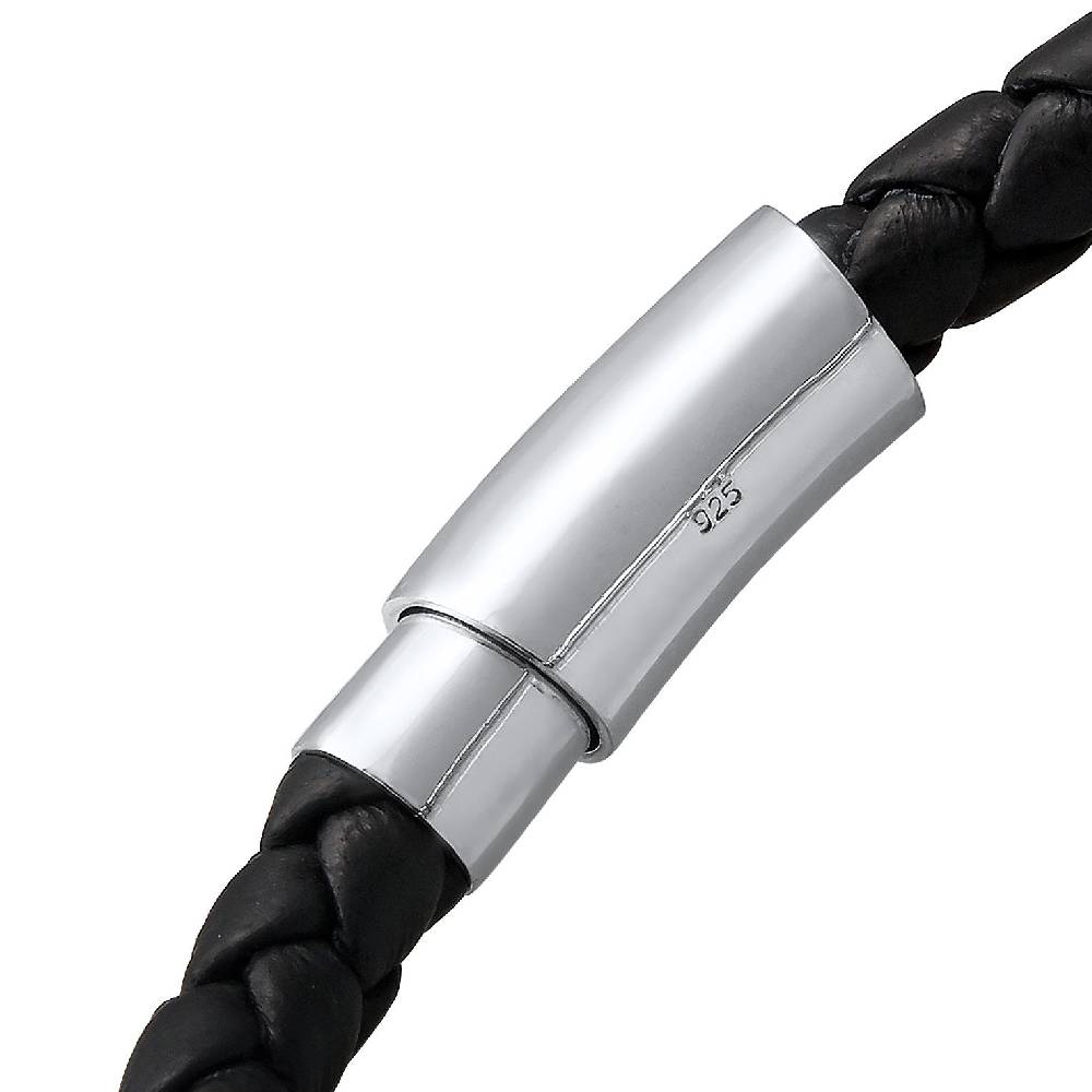Kuzzoi Armband Kugel | Leder, Tigerauge (Braun) Sonderangebote