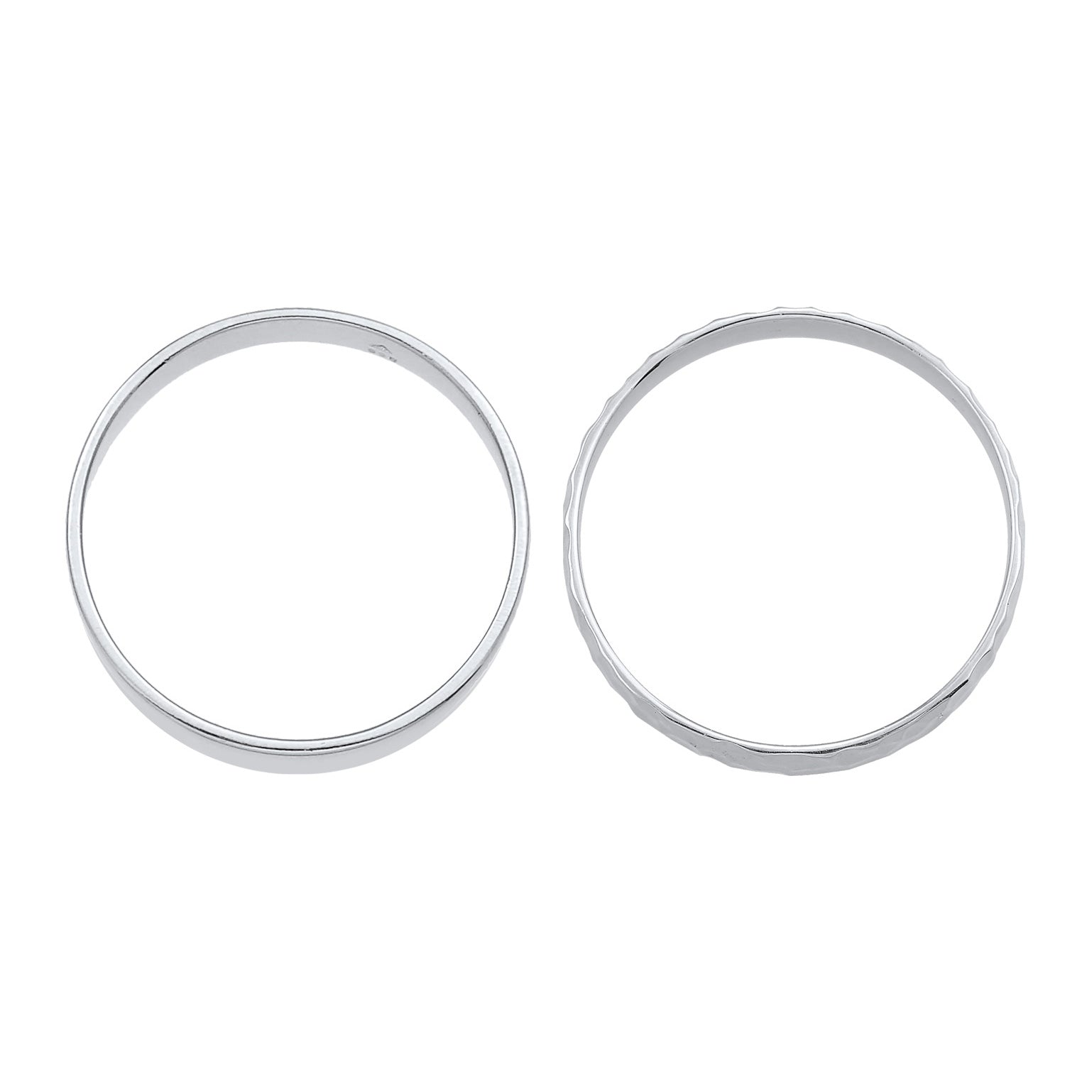Kuzzoi Bandring 2er Set Gehämmert Angebote