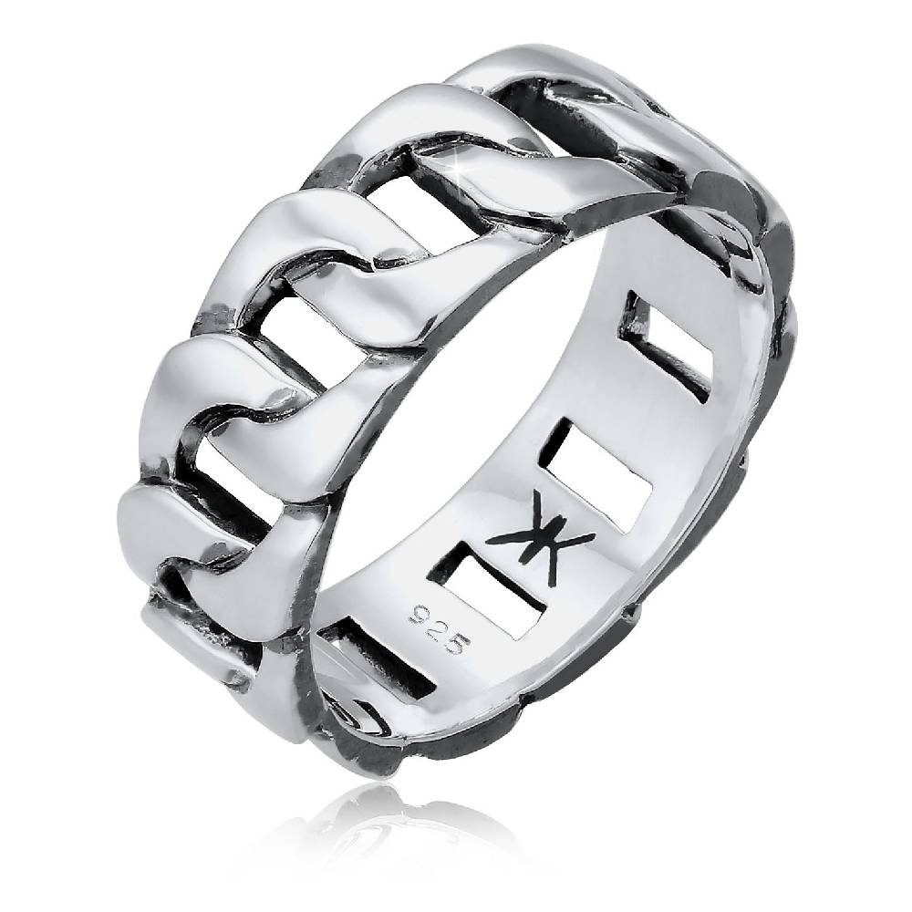 Kuzzoi Bandring Chunky Chain Fabrikverkauf