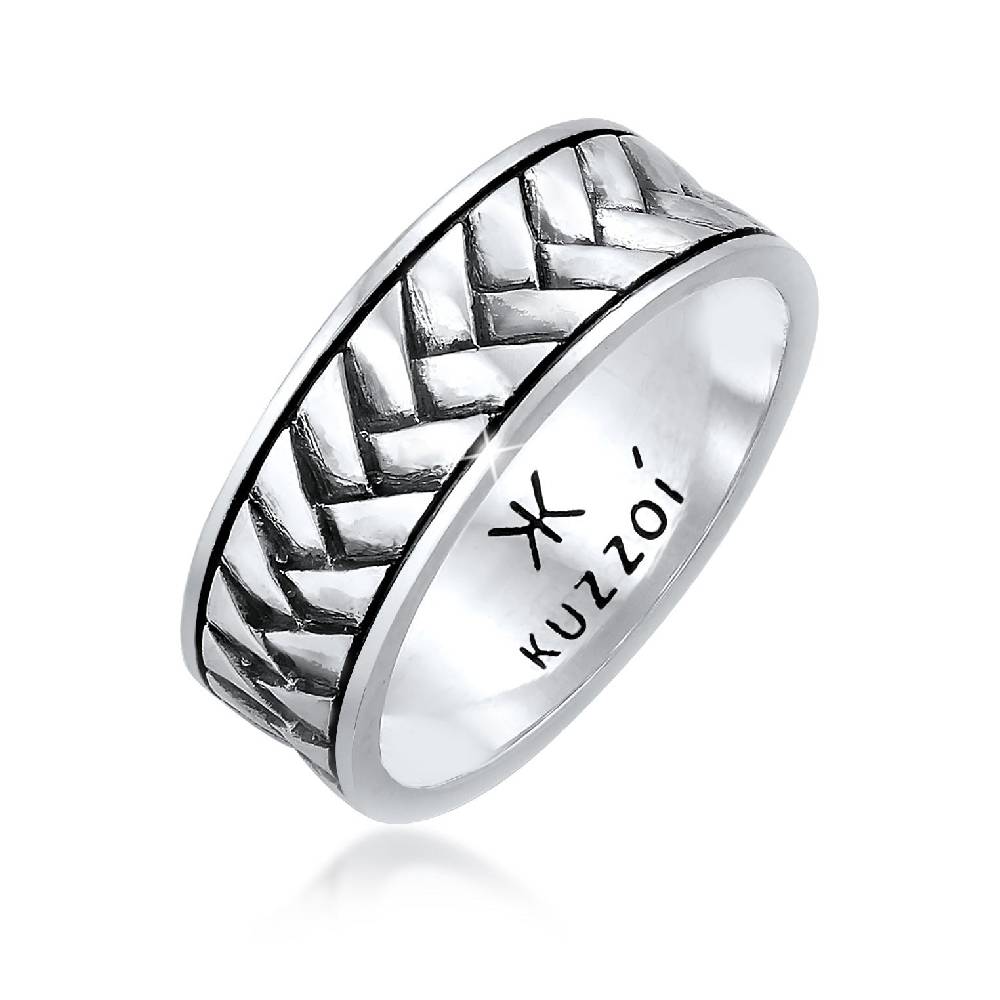 Kuzzoi Bandring Geflochten Flash Sale