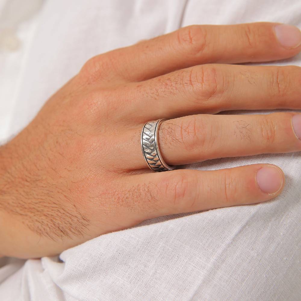 Kuzzoi Bandring Geflochten Flash Sale