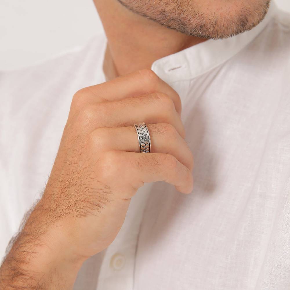 Kuzzoi Bandring Geflochten Flash Sale