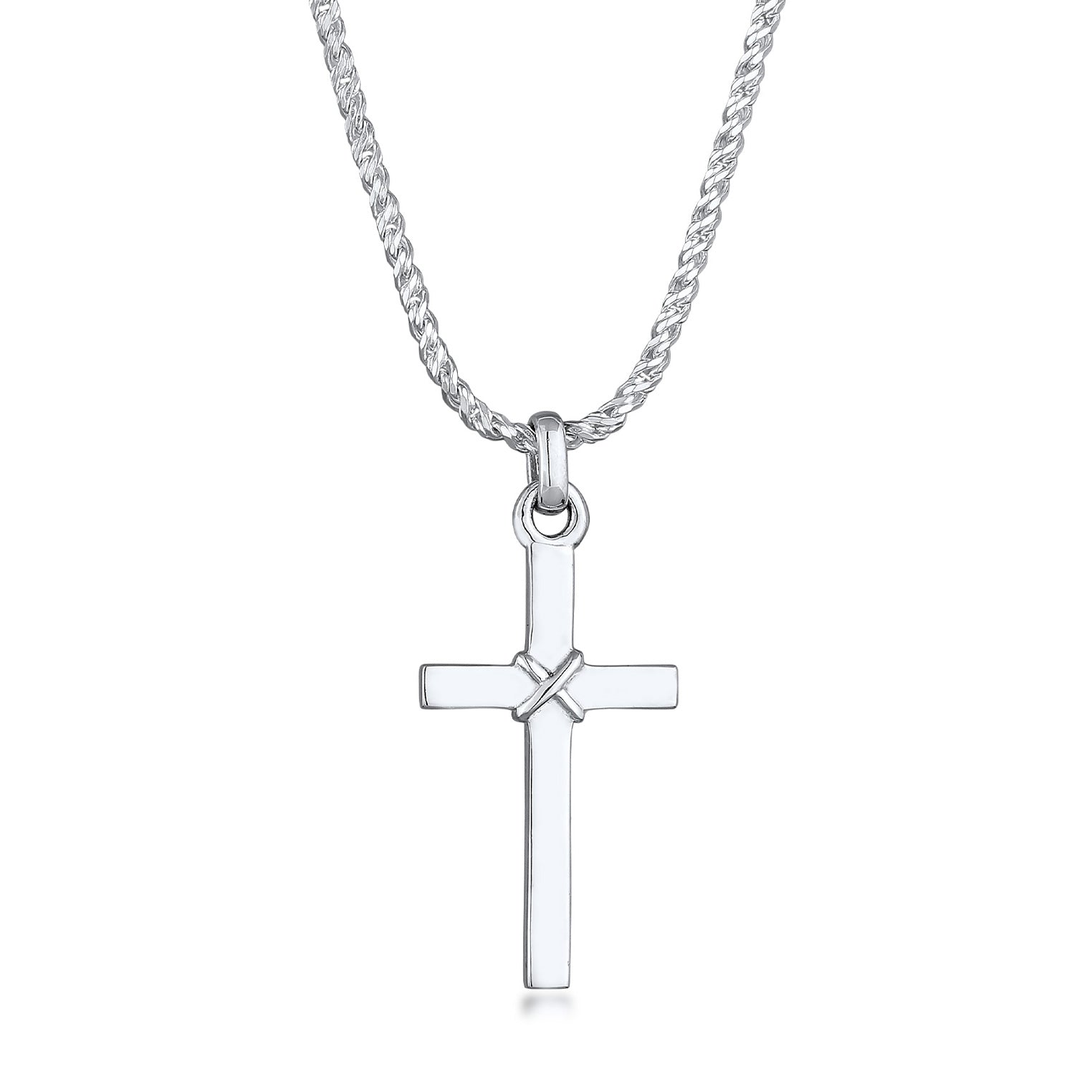 Kuzzoi Kordel-Halskette Anhänger Kreuz Im Verkauf