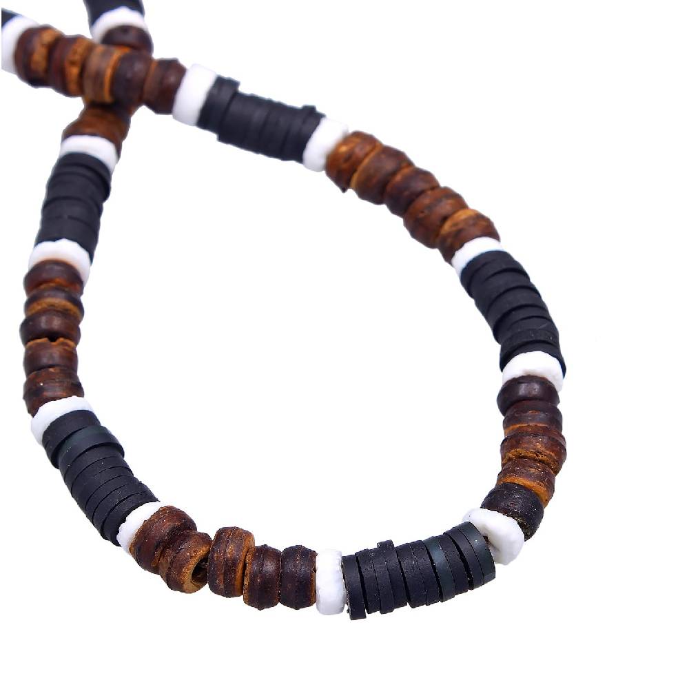 Kuzzoi Halskette Surfer Style | Heishi Beads im Angebot