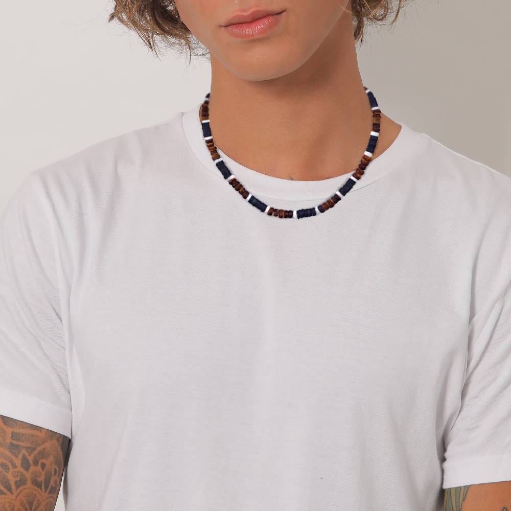 Kuzzoi Halskette Surfer Style | Heishi Beads im Angebot