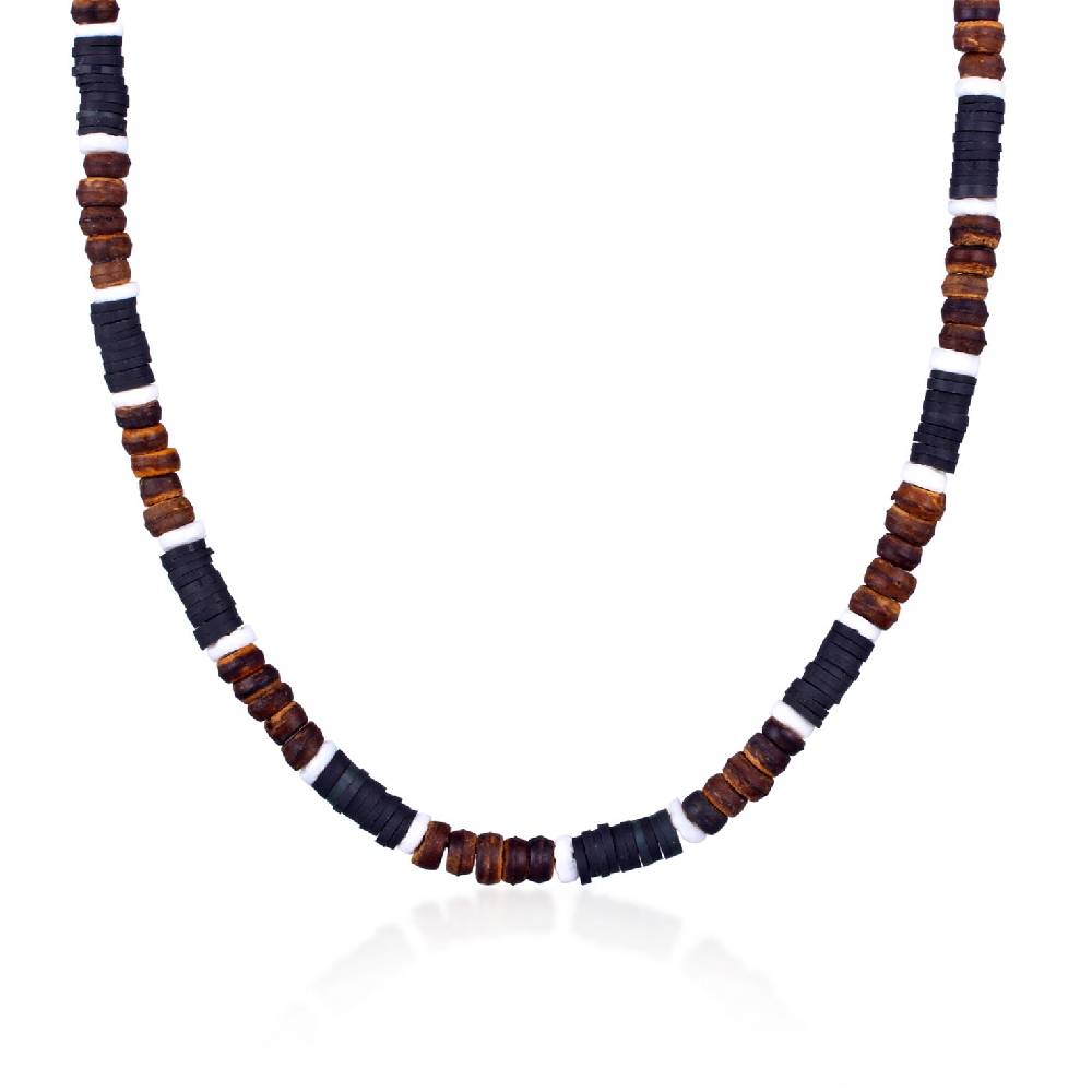 Kuzzoi Halskette Surfer Style | Heishi Beads im Angebot
