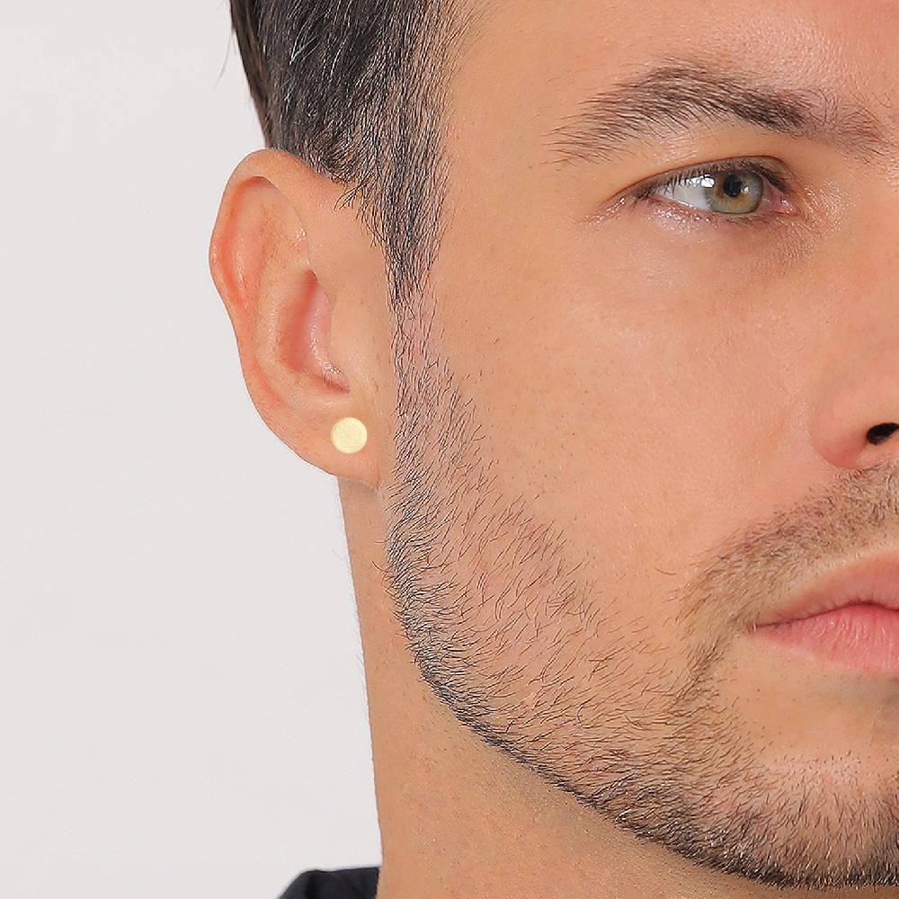 Kuzzoi Ohrstecker Rund Gehämmert Saisonschlussverkauf