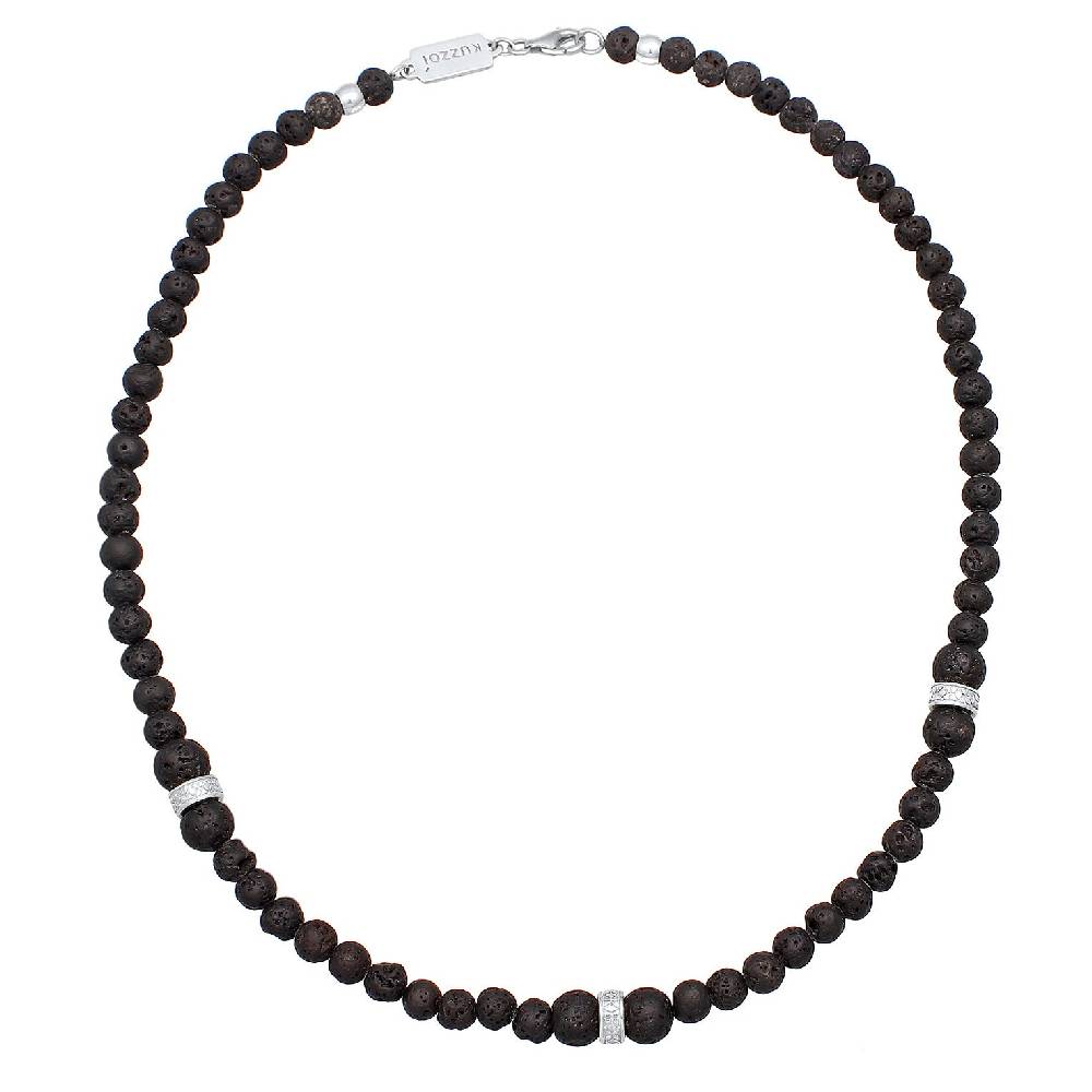 Kuzzoi Halskette Beads Vintage | Lava Kugeln Jubiläumsangebot