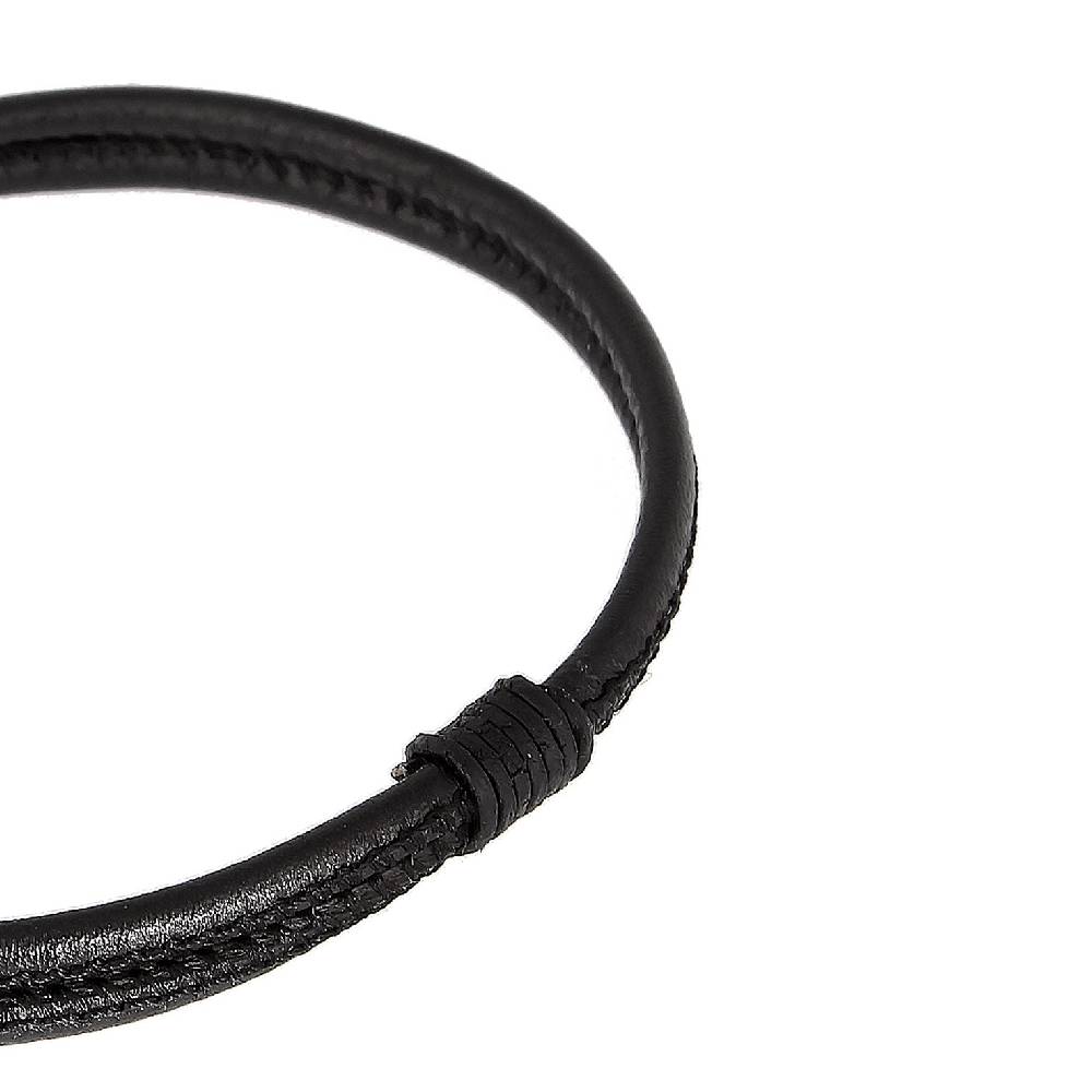 Kuzzoi Armband Haken | Leder (Schwarz) Heißer Verkauf