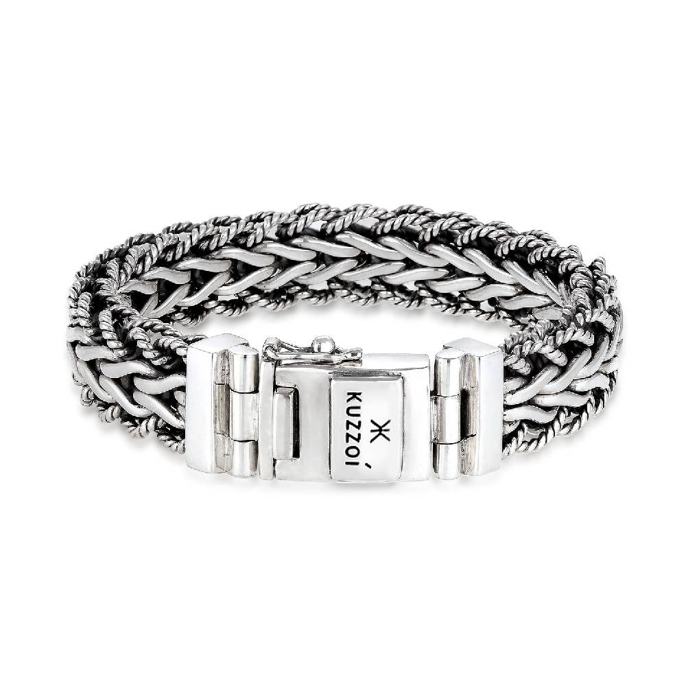 Kuzzoi Glieder-Armband Breit Riesige Ersparnisse