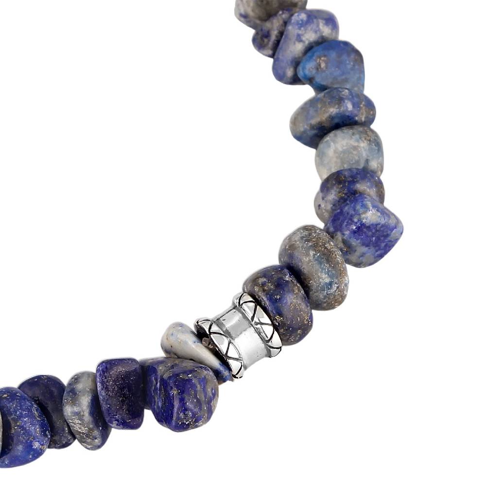 Kuzzoi Armband Beads Vintage | Lapiz Lazuli Steine (Blau) Letzte 2 Tage